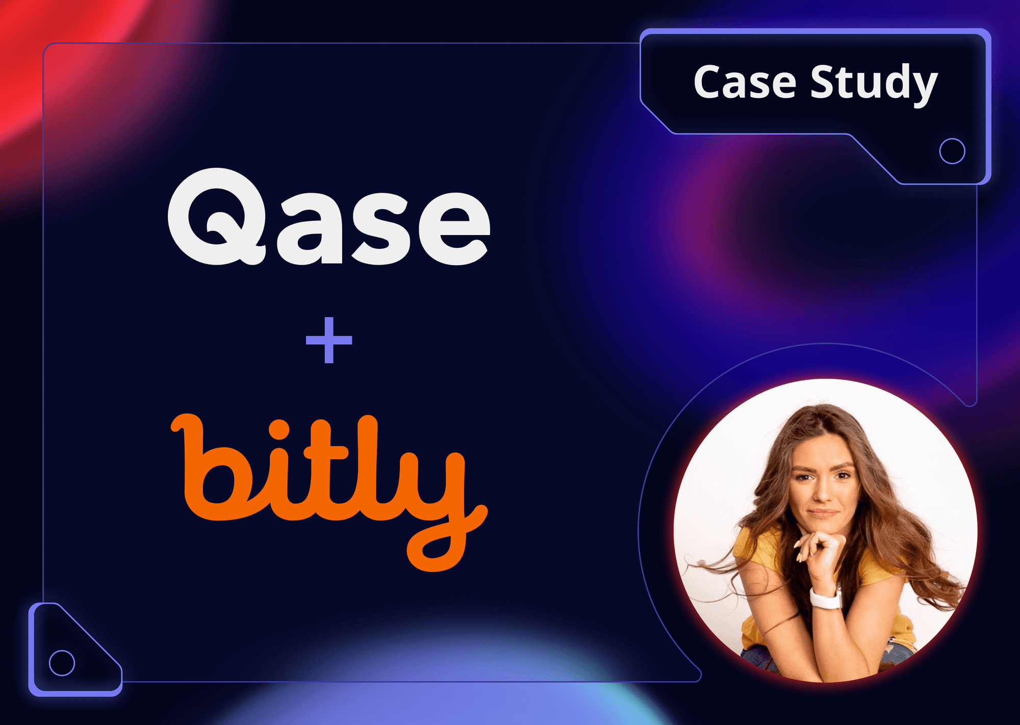 "Qase + Bitly Case Study" with photo of Alisa, Director of Quality Assurance at Bitly.