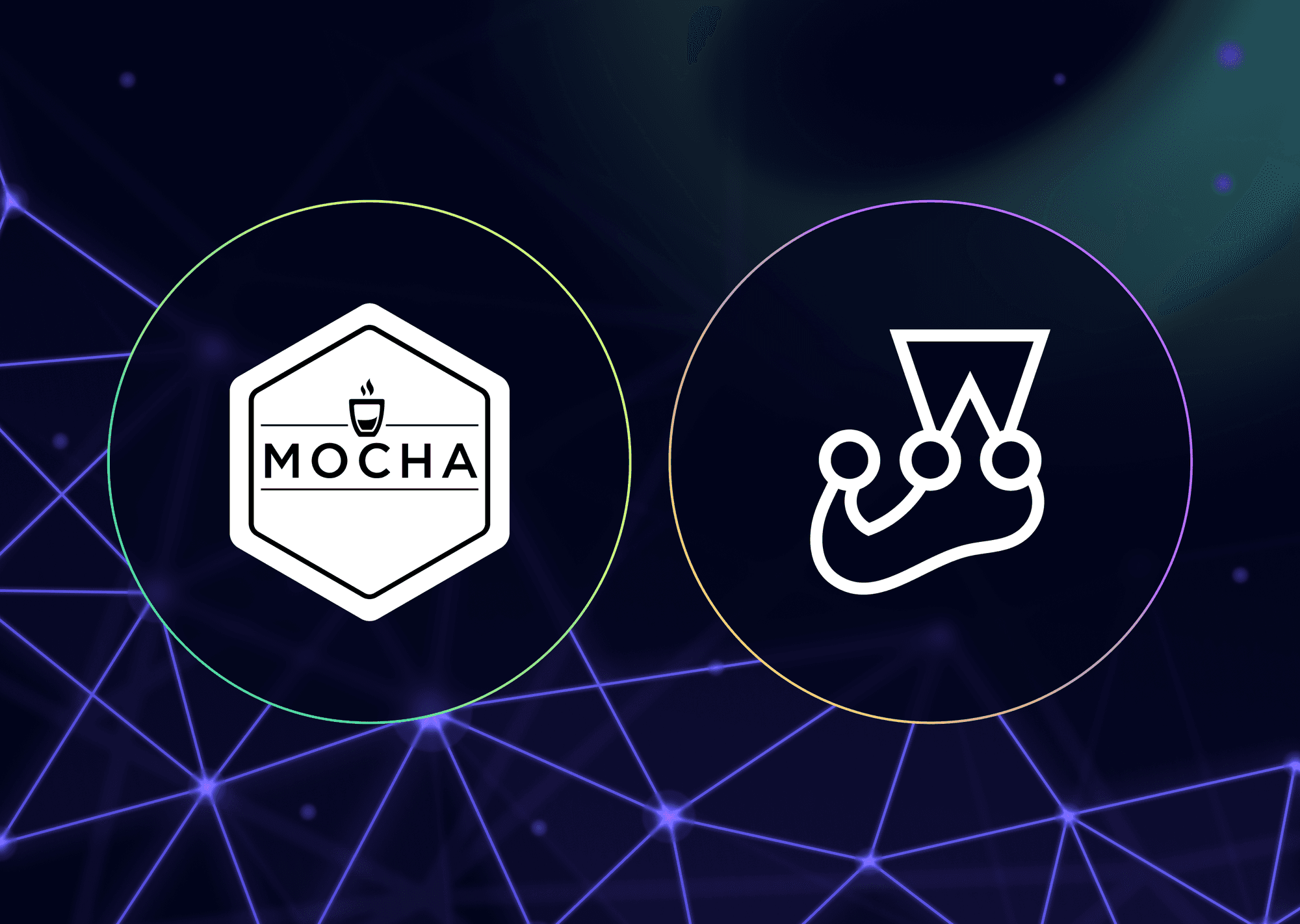 Mocha and Jest logos